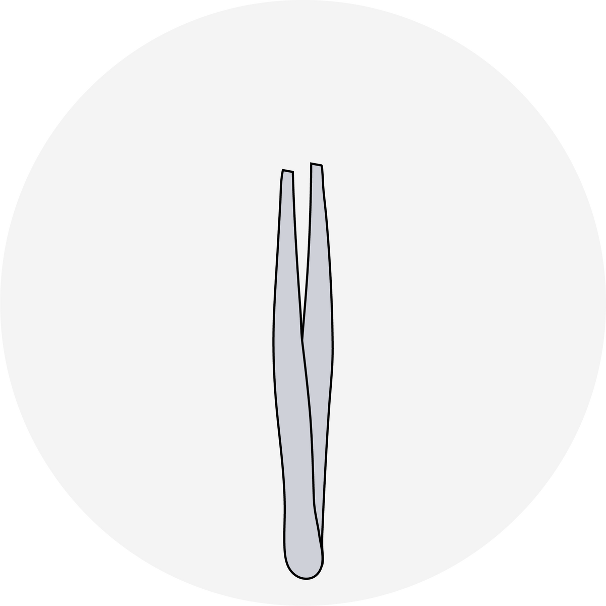 Eyebrow tweezers