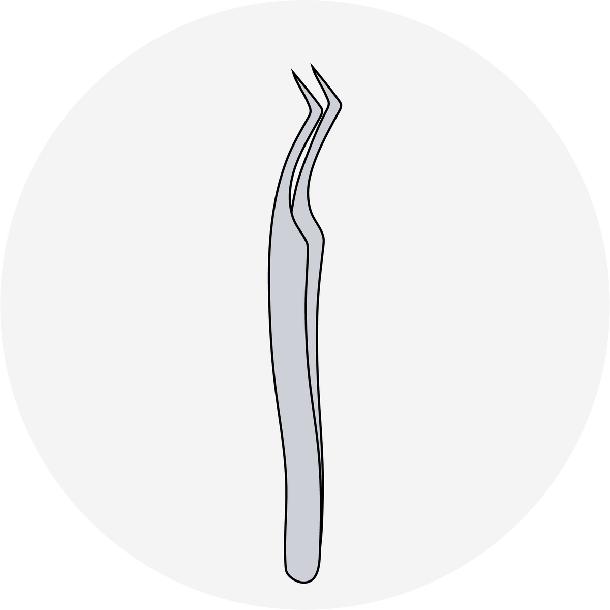 Eyelash tweezers