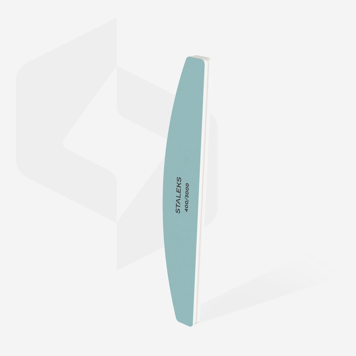 STALEKS EXPERT 41 Crescent polishing nail buff, 400/3000 grit (1 pcs)