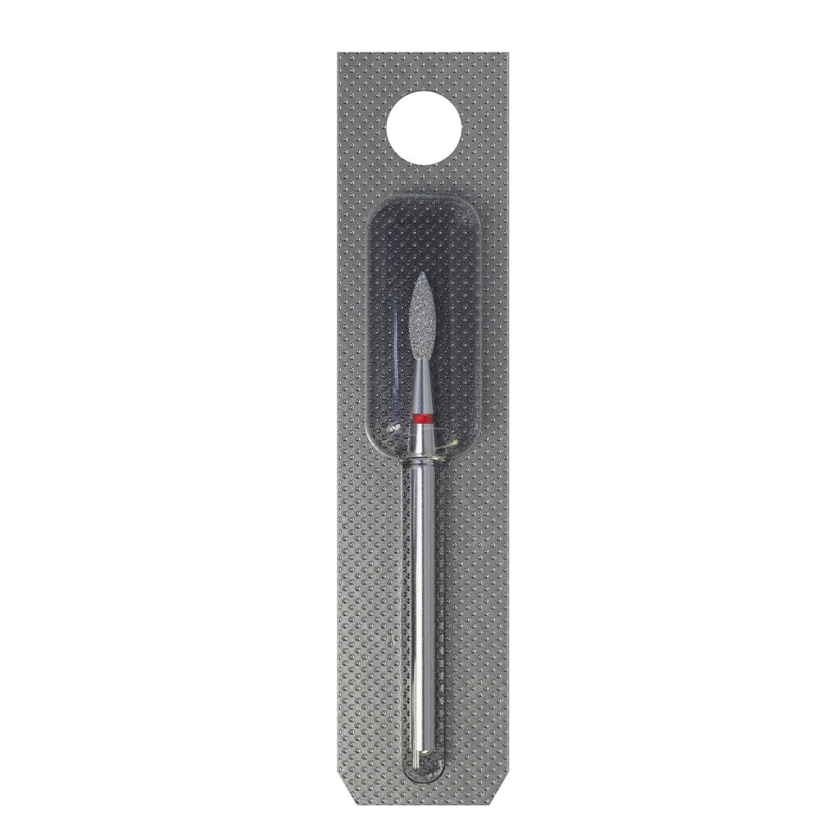 STALEKS EXPERT Diamantová fréza Ostrý plameň červená, průměr 2,3 mm, pracovní část 8 mm