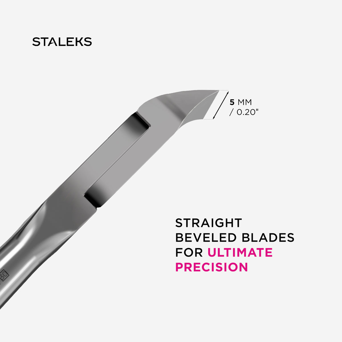 STALEKS EXPERT 92 Mini Tronchesine professionali per cuticole, 5 mm