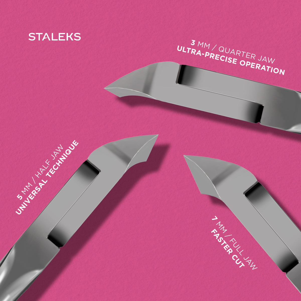 STALEKS EXPERT 92 Mini Tronchesine professionali per cuticole, 5 mm