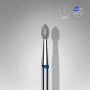STALEKS EXPERT Frez diamentowy «Pączek ostry» niebieski, średnica 2,5 mm, część robocza 4,5 mm