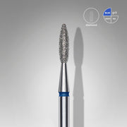 STALEKS EXPERT Diamantová fréza Plameň modrá, průměr 2,1 mm, pracovní část 8 mm