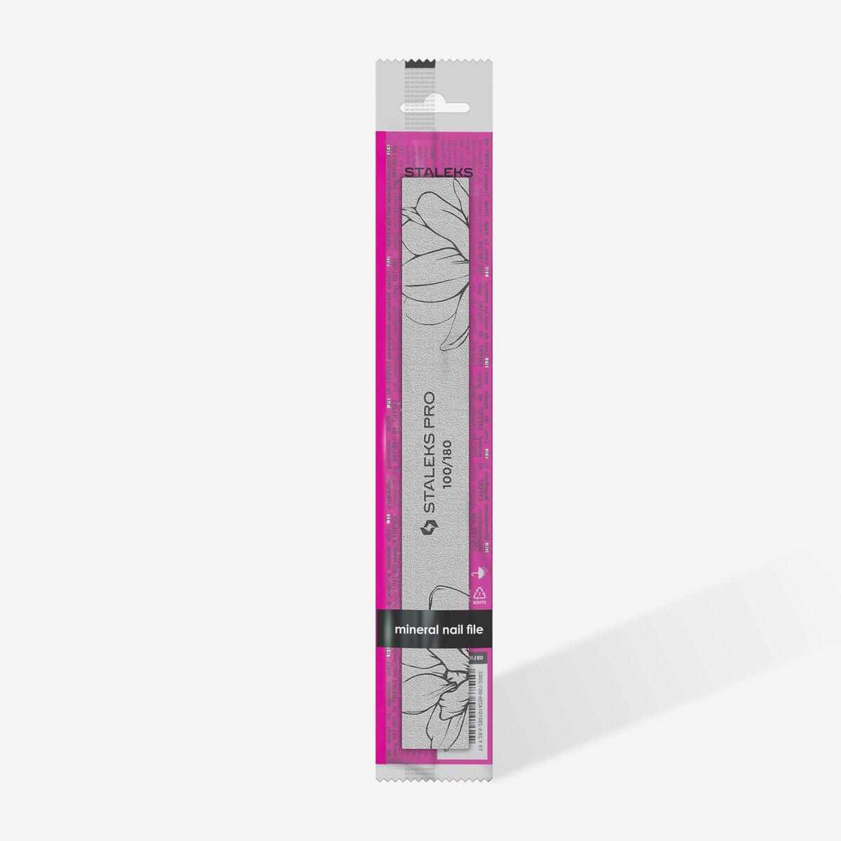 STALEKS EXPERT 20 Straight mineral nail file, 100/180 grit (1 pc)