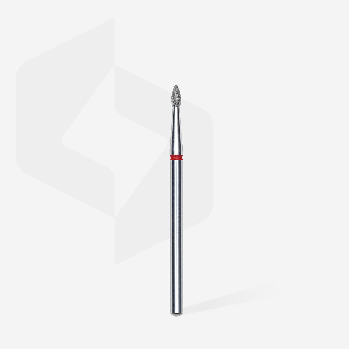 STALEKS EXPERT Fresa diamantata Gemma acuta rossa, diametro 1,8 mm, parte lavorativa 4 mm