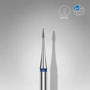 STALEKS EXPERT Fresa diamantata Fiamma mini blu, diametro 1 mm, parte lavorativa 3 mm