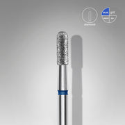 STALEKS EXPERT Dimanta frēze "Noapaļots cilindrs" zila, diametrs 2,3 mm, darba daļa 6,5 mm