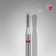STALEKS EXPERT Elmas frez, kibrit şekli, kırmızı, çap 2,3 mm, çalışma kısmı 5 mm