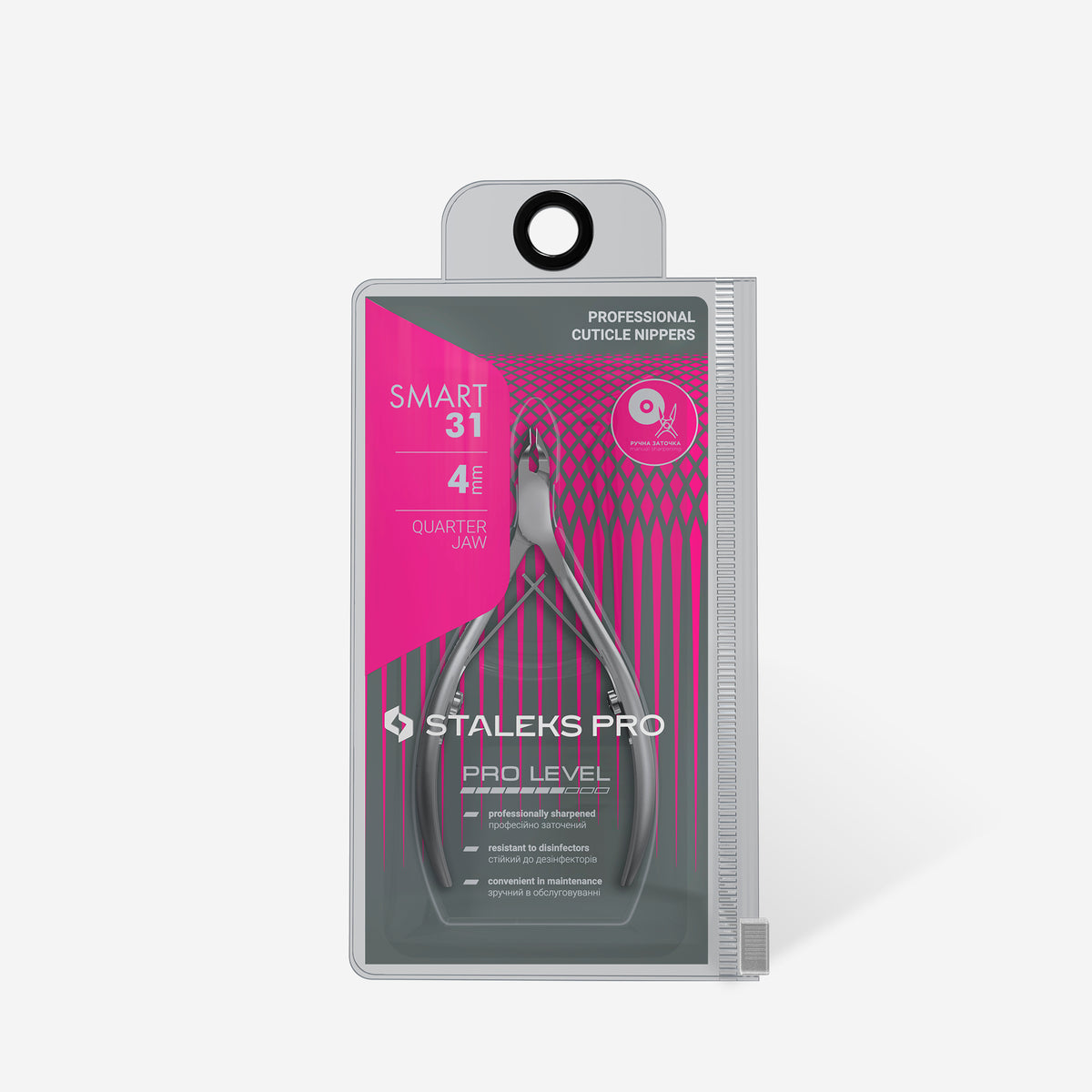 STALEKS SMART 31 Professionelle Nagelhautzange, 4 mm