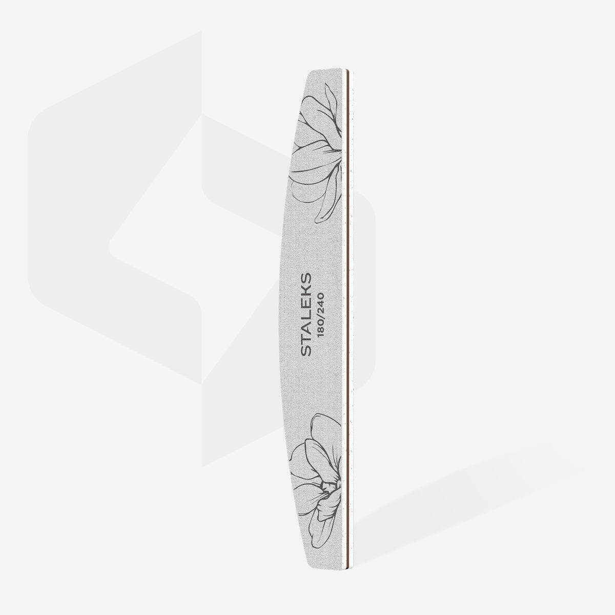 STALEKS EXPERT 40 Crescent mineral nail file, 180/240 grit (1 pc)