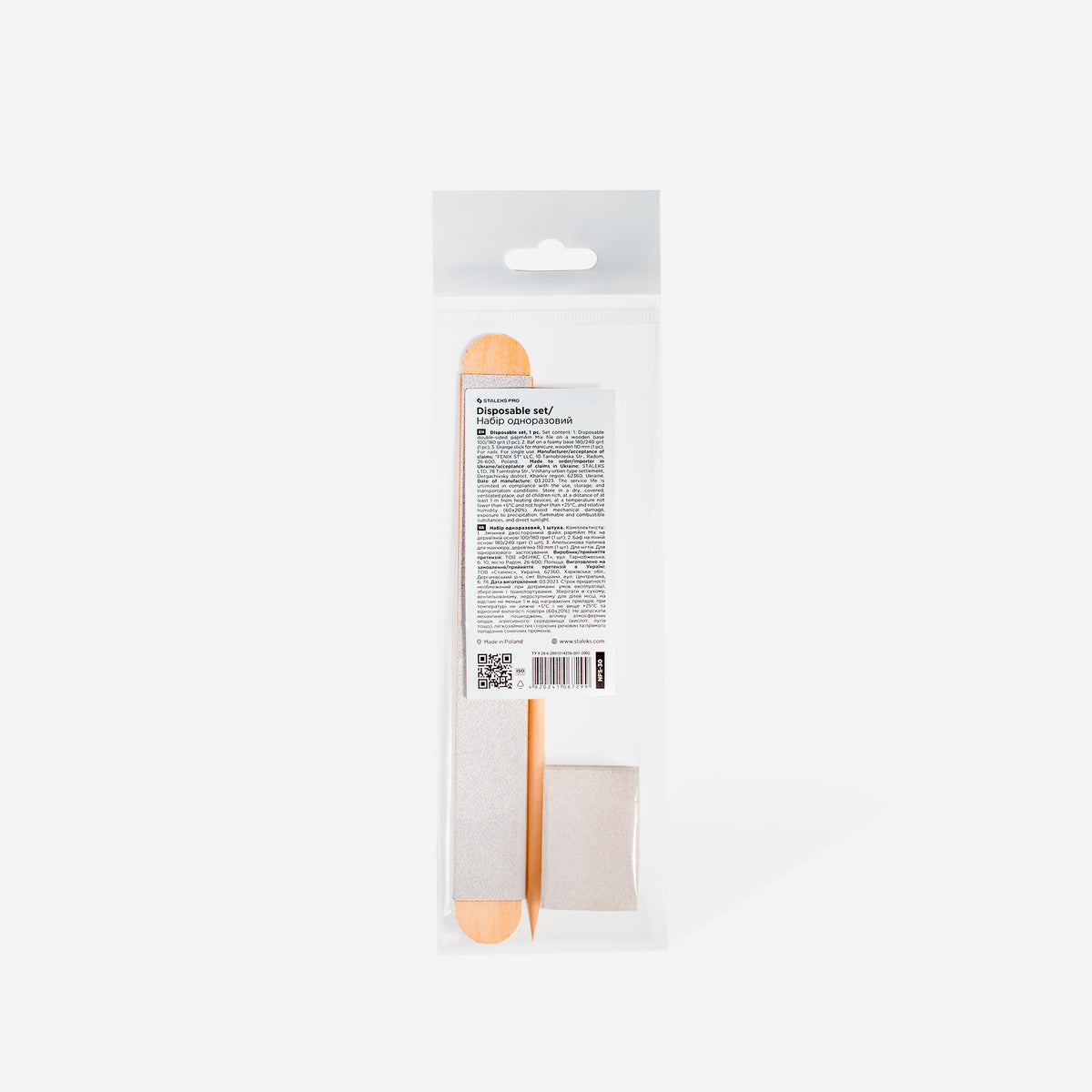 STALEKS EXPERT 30 set Jednorazowy zestaw do paznokci