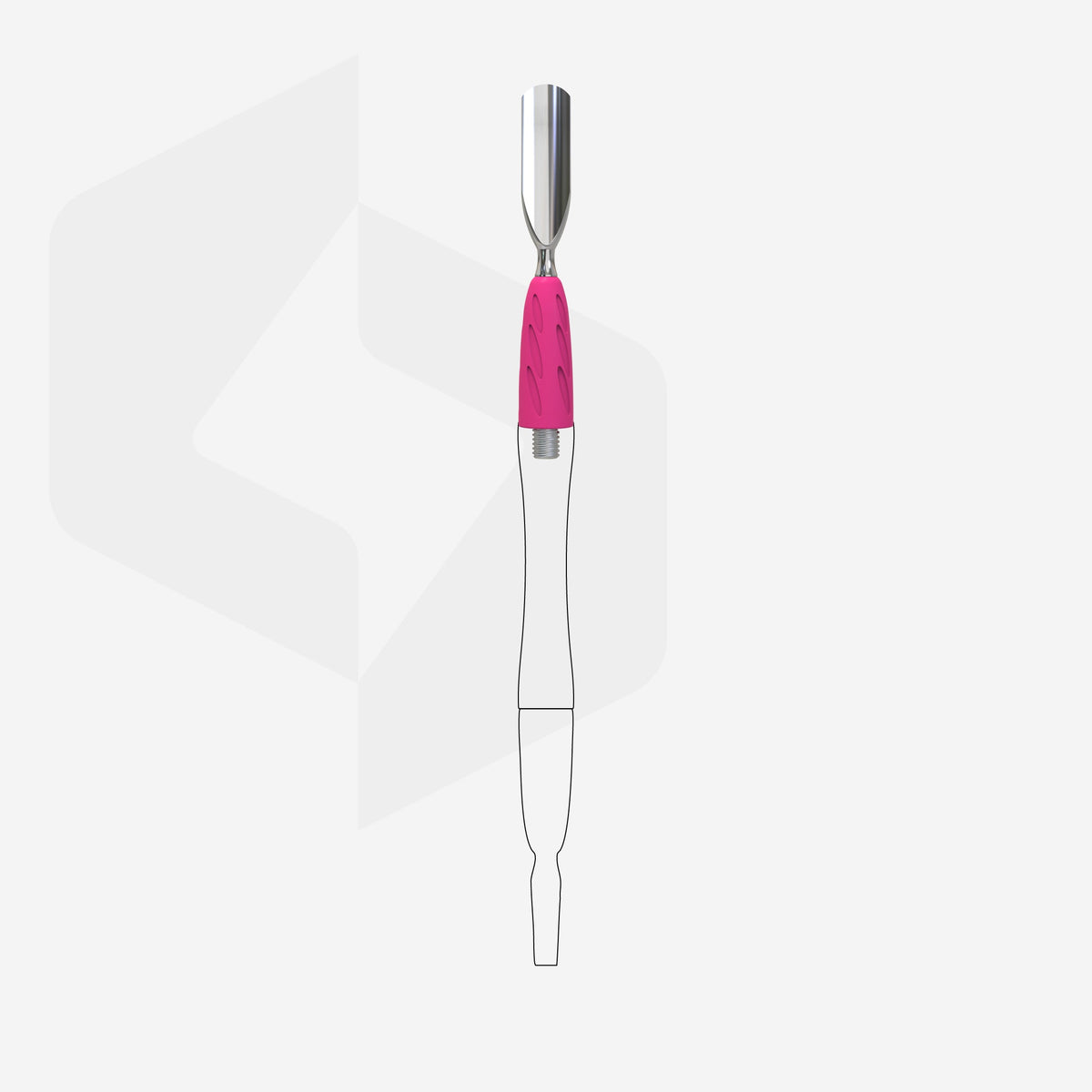 STALEKS UNIQ 17 Combo Working part of the pusher (rounded wide pusher)