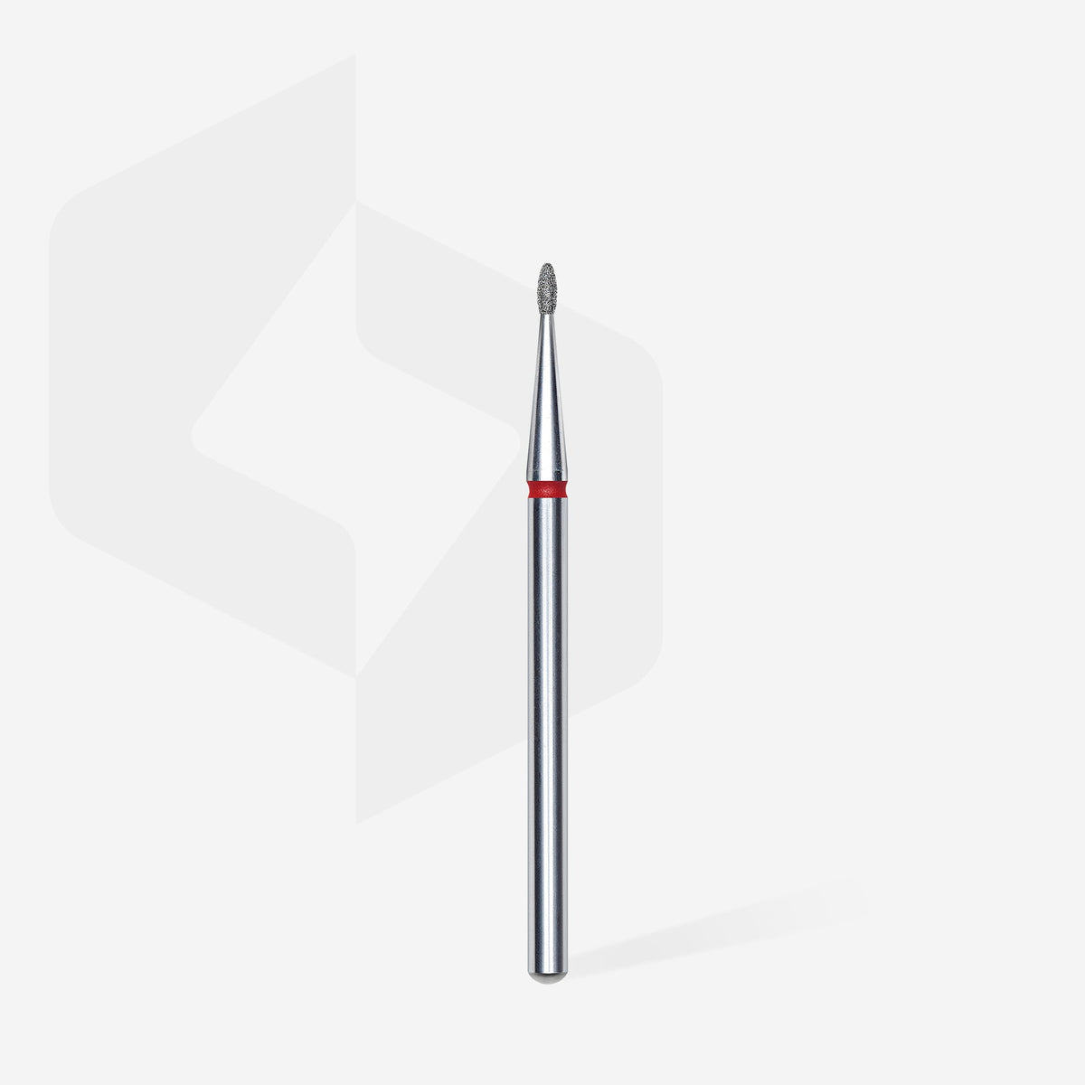 STALEKS EXPERT Fraise diamantée « Bourgeon arrondi » rouge, diamètre 1,2 mm, partie active 3 mm