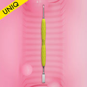STALEKS UNIQ 11 TYPE 1 Gummy Pusher płaski prosty i pierścień (Różowy)
