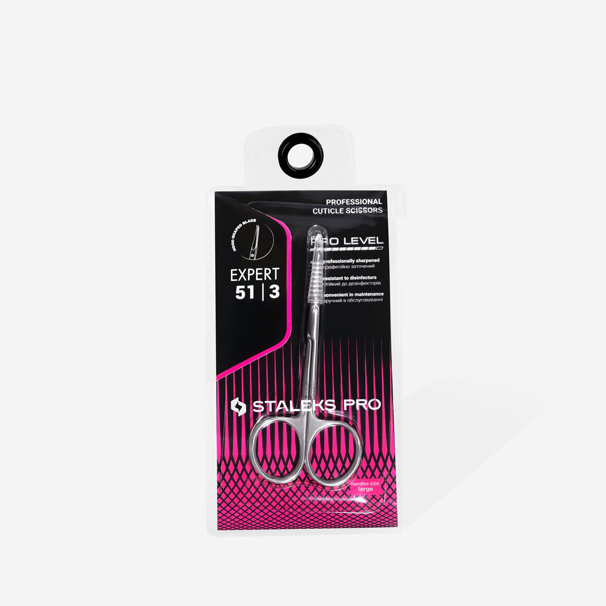 STALEKS EXPERT 51 TYPE 3 Professionelle Nagelhautschere mit Haken