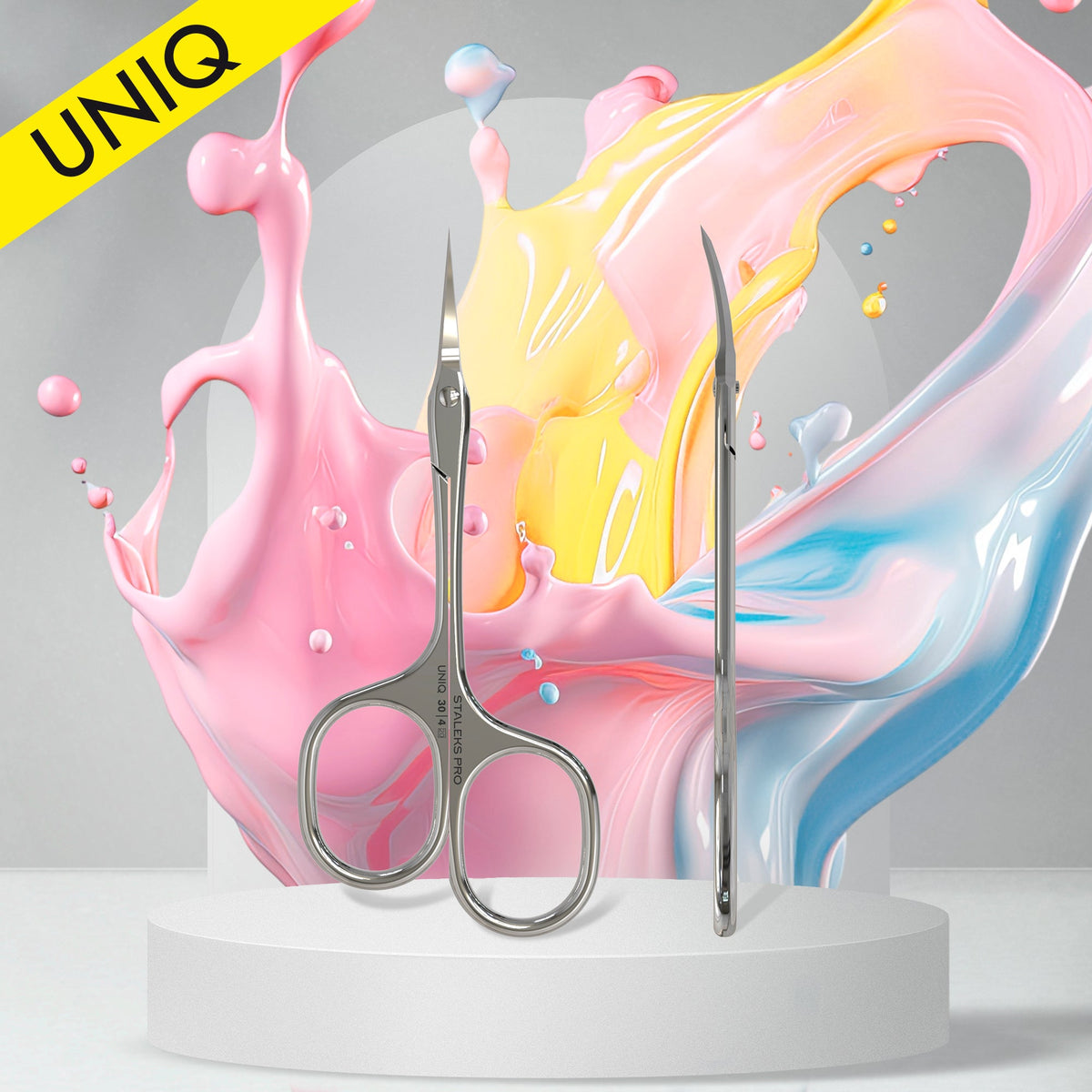 STALEKS UNIQ 30 TYPE 4 Asymmetric Professional cuticle scissors