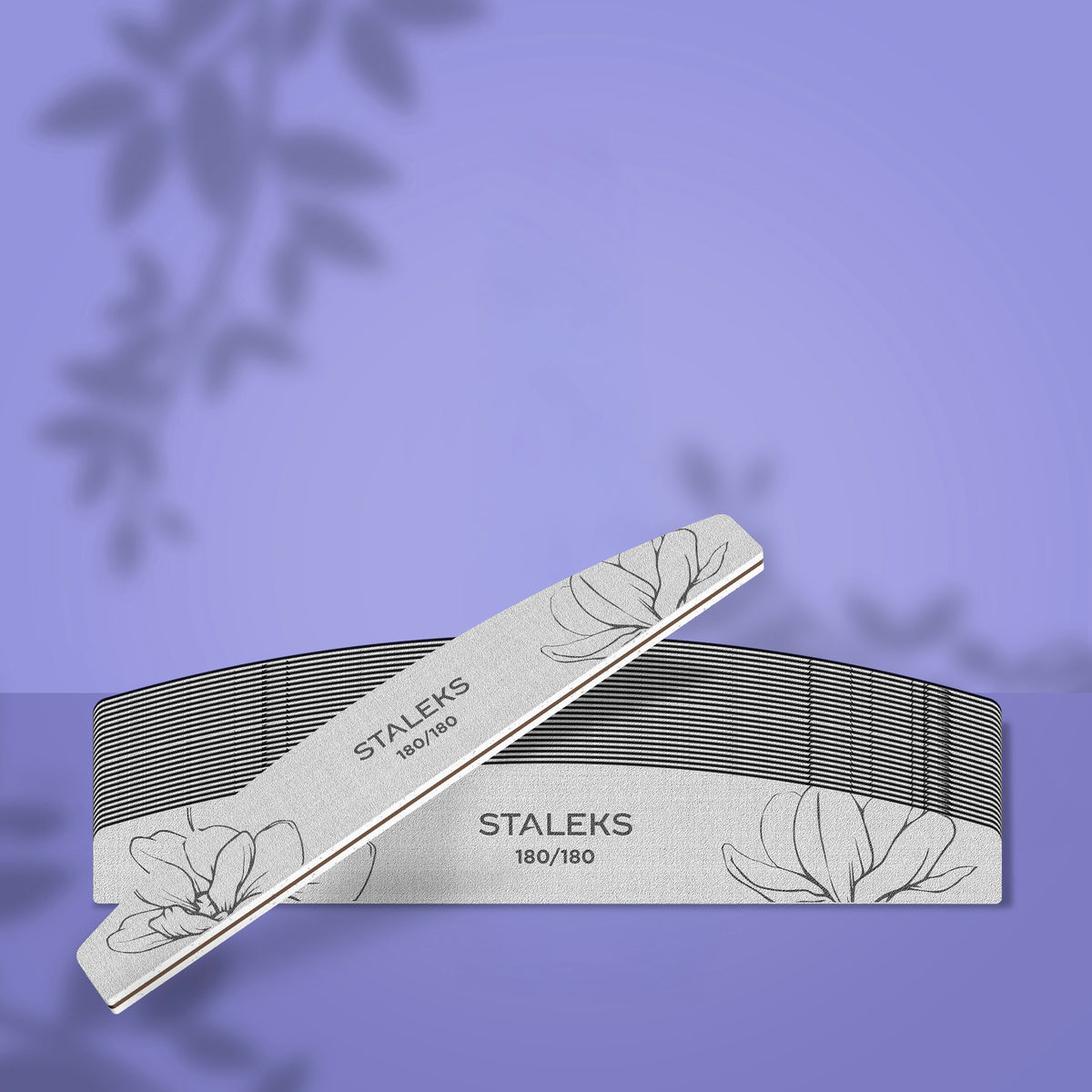 STALEKS EXPERT 40 Crescent mineral nail file, 180/180 grit (25 pc)