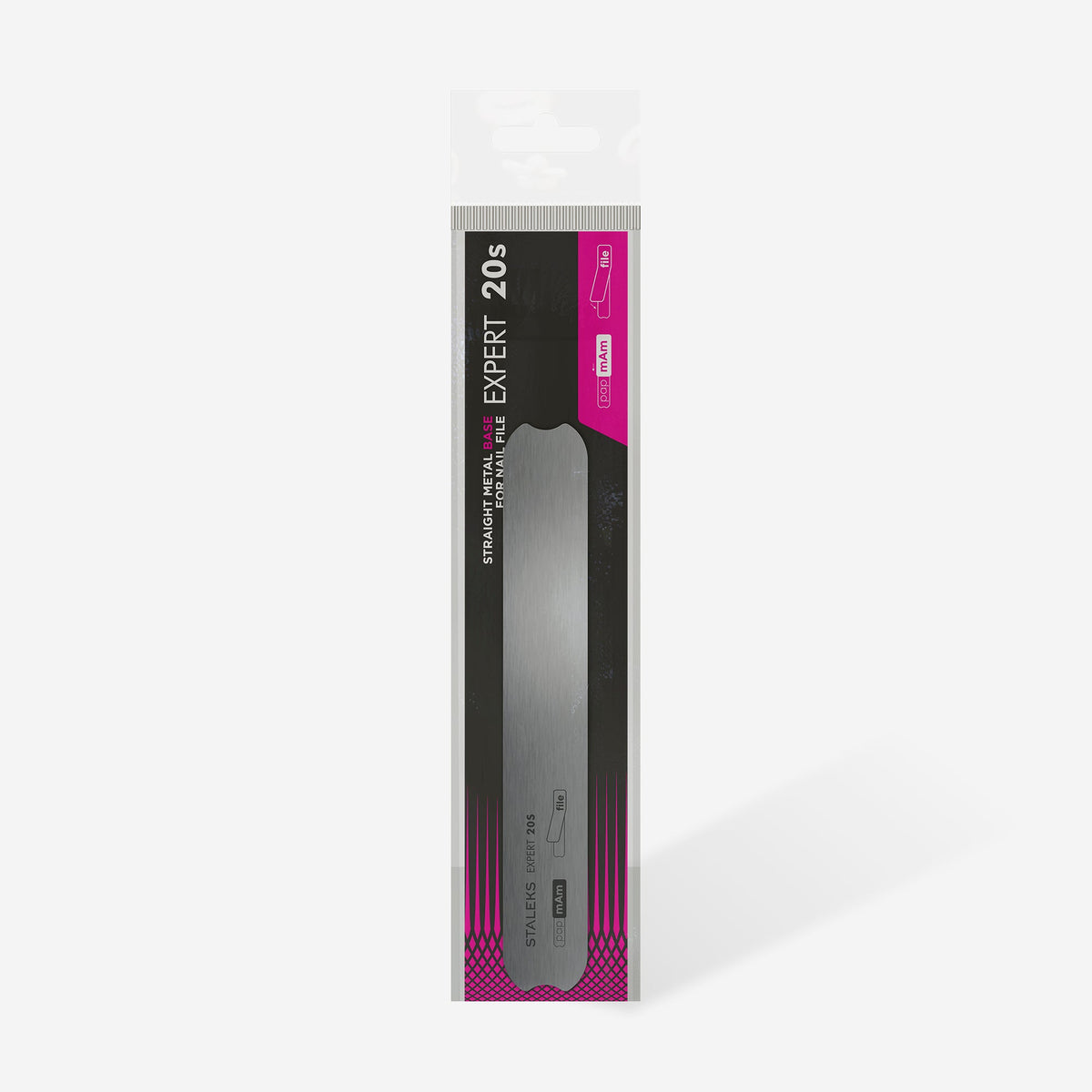 STALEKS EXPERT 20s Straight metal base for nail file (130 mm)