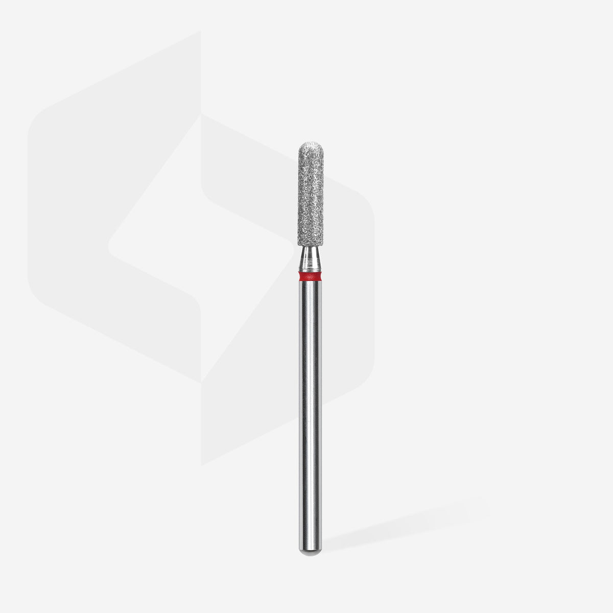 STALEKS EXPERT Fresa diamantata Cilindro arrotondato rossa, diametro 2,5 mm, parte lavorativa 10 mm