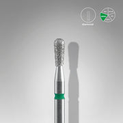 STALEKS EXPERT Fresa diamantata "Fiammifero" verde, diametro 2,3 mm, parte lavorativa 5 mm