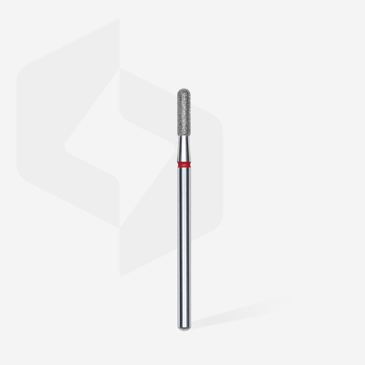STALEKS EXPERT Fresa diamantata Cilindro arrotondato rossa, diametro 2,3 mm, parte lavorativa 8 mm