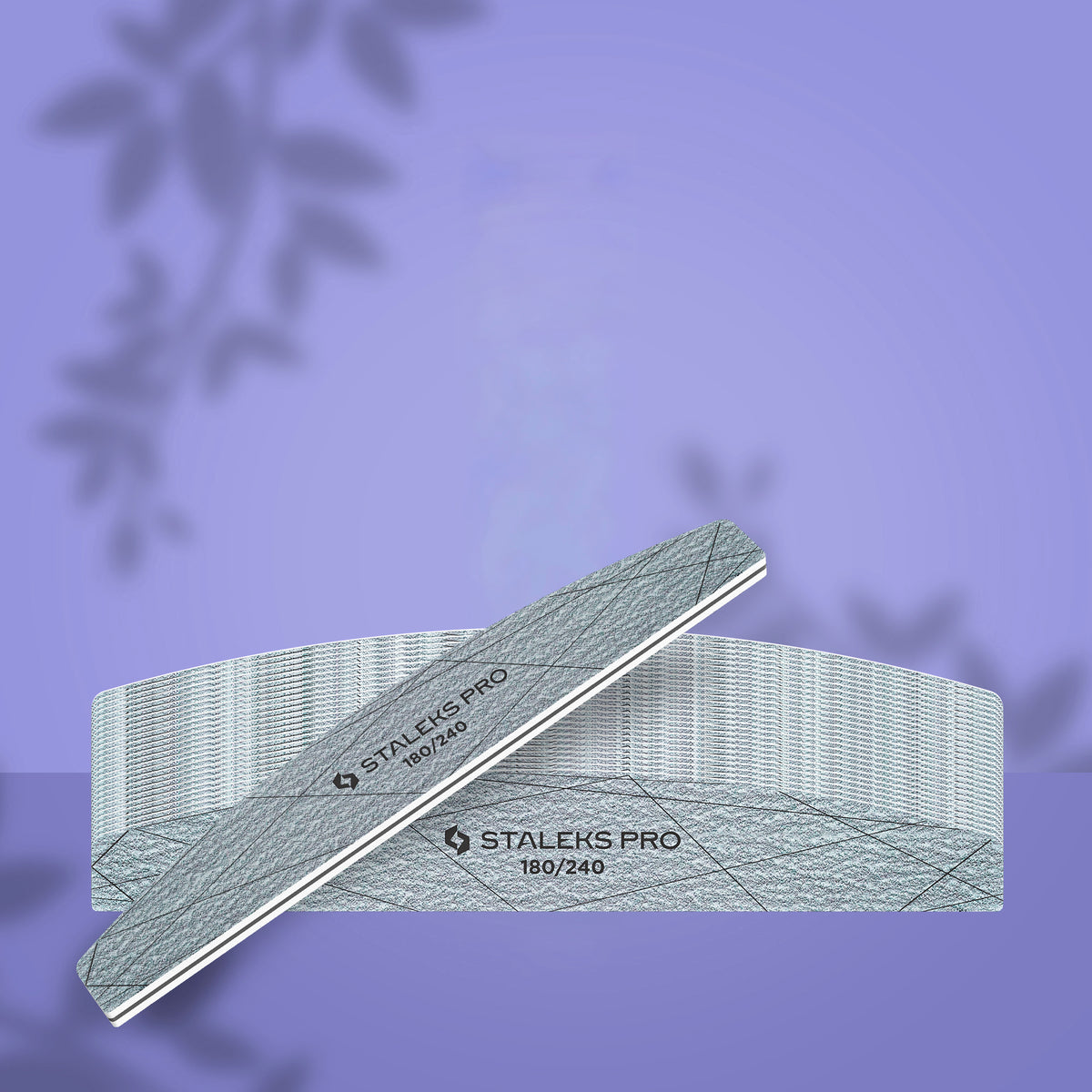 STALEKS SMART 40 Lima minerale per unghie mezzaluna, grana 180/240 (25 pz)