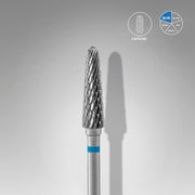 STALEKS EXPERT Fresa in metallo duro «cono troncato» blu, diametro 4 mm, parte lavorativa 13 mm