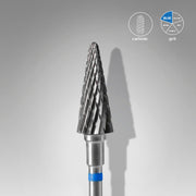 STALEKS EXPERT Fraise carbure «cône» bleue, diamètre 6 mm, partie active 14 mm