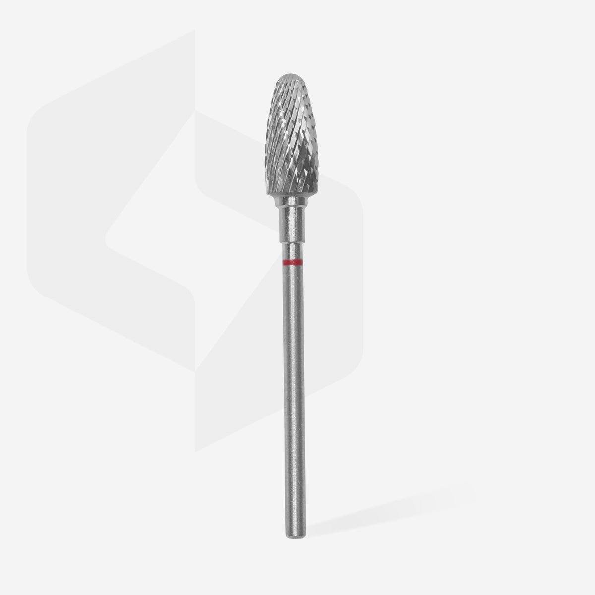 STALEKS EXPERT Fresa in metallo duro "Mais" rossa, diametro 6 mm, parte lavorativa 14 mm
