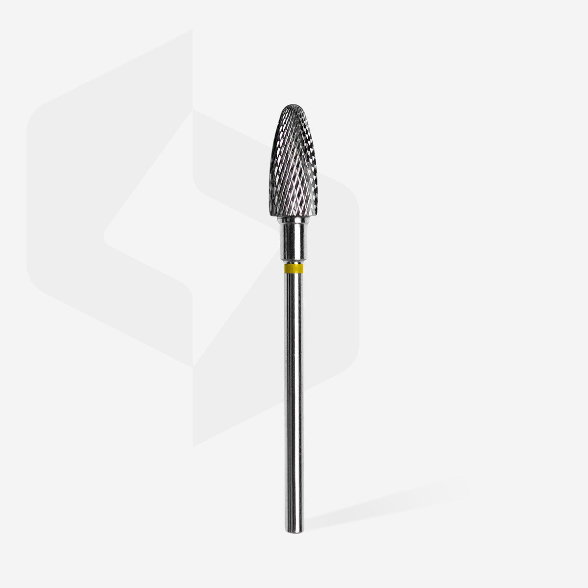 STALEKS EXPERT Fresa in metallo duro a grani di mais gialla, diametro 6 mm, parte lavorativa 14 mm