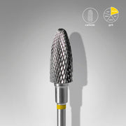 STALEKS EXPERT Fresa in metallo duro a grani di mais gialla, diametro 6 mm, parte lavorativa 14 mm