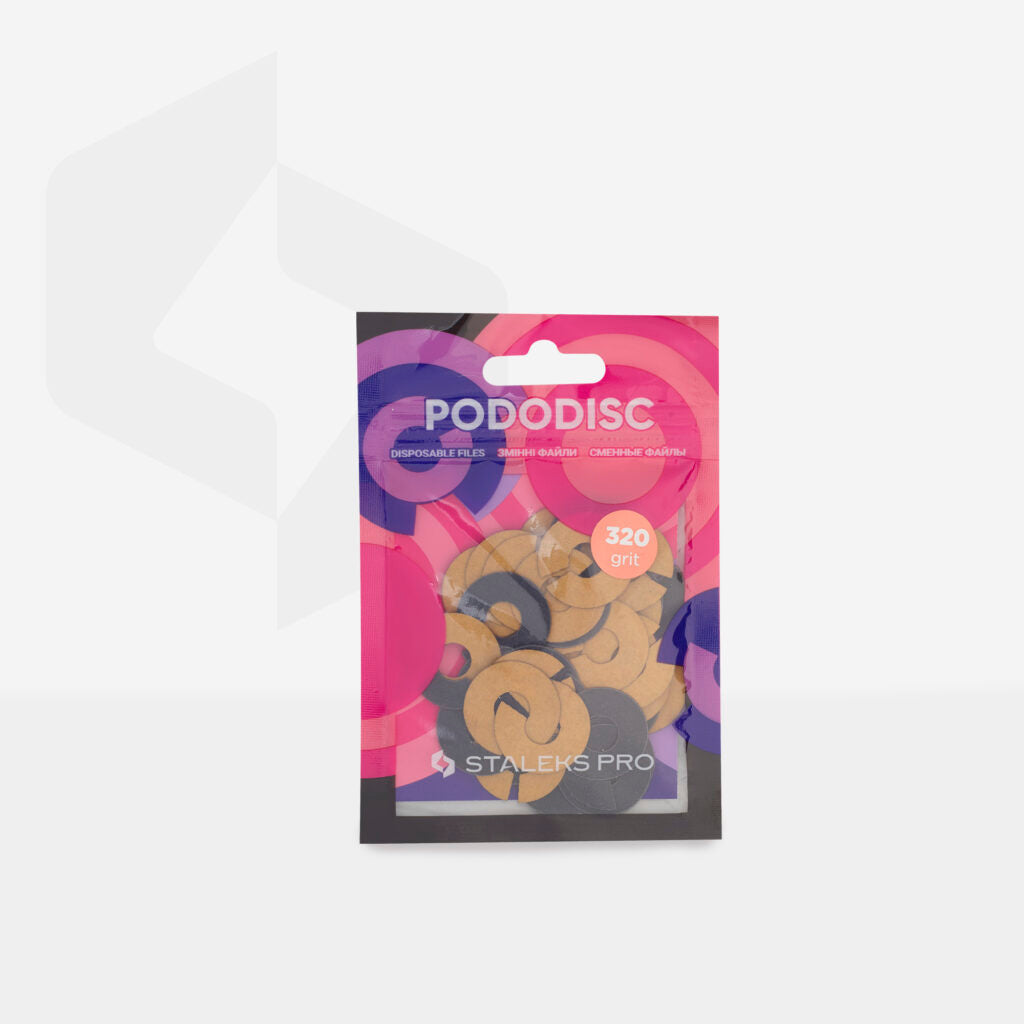 Ersatzpads für Pediküre-Disc STALEKS Pro M, 320 Grit (50 Stk.)