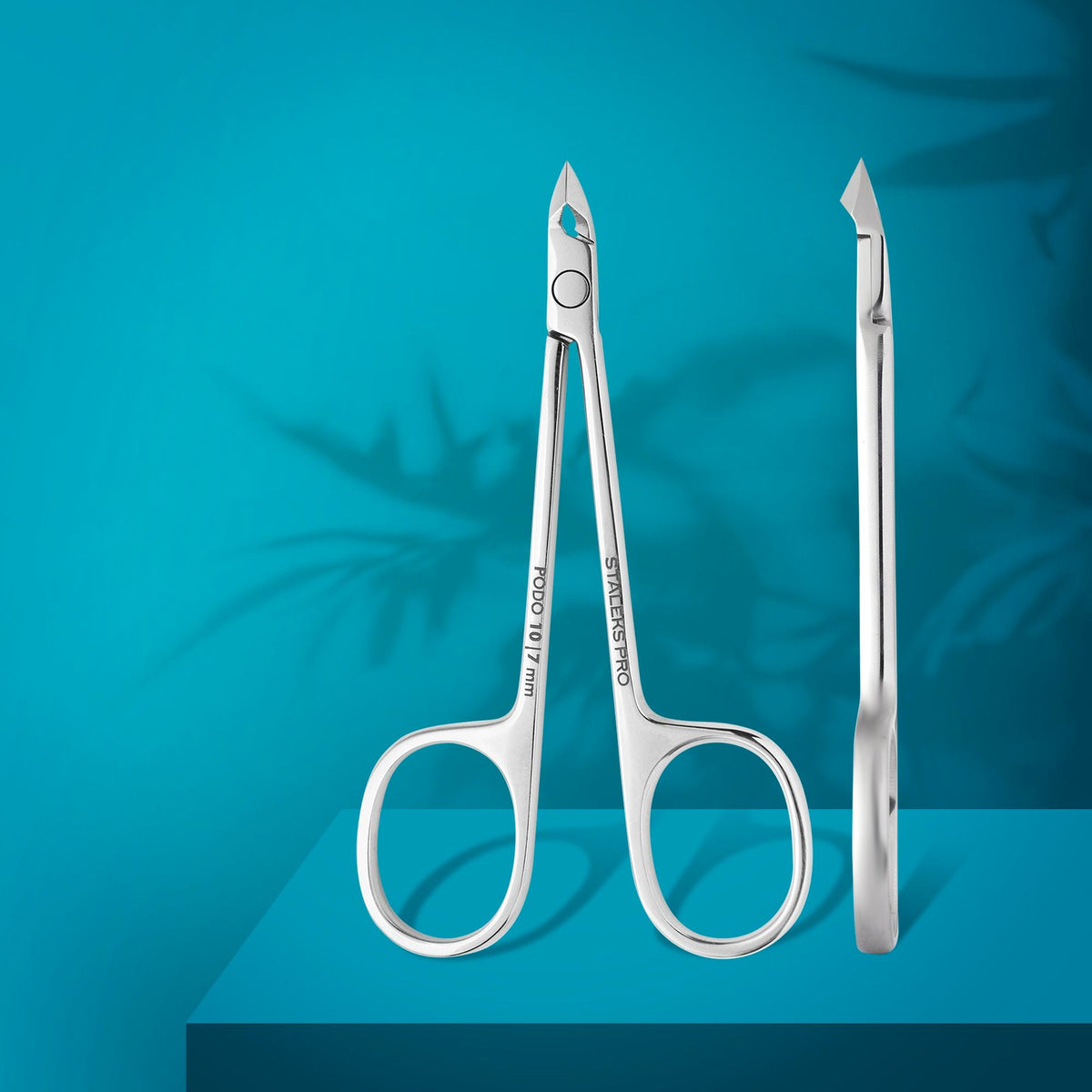 STALEKS PODO 10 Podology scissors style nippers for cuticle and callus, 7 mm