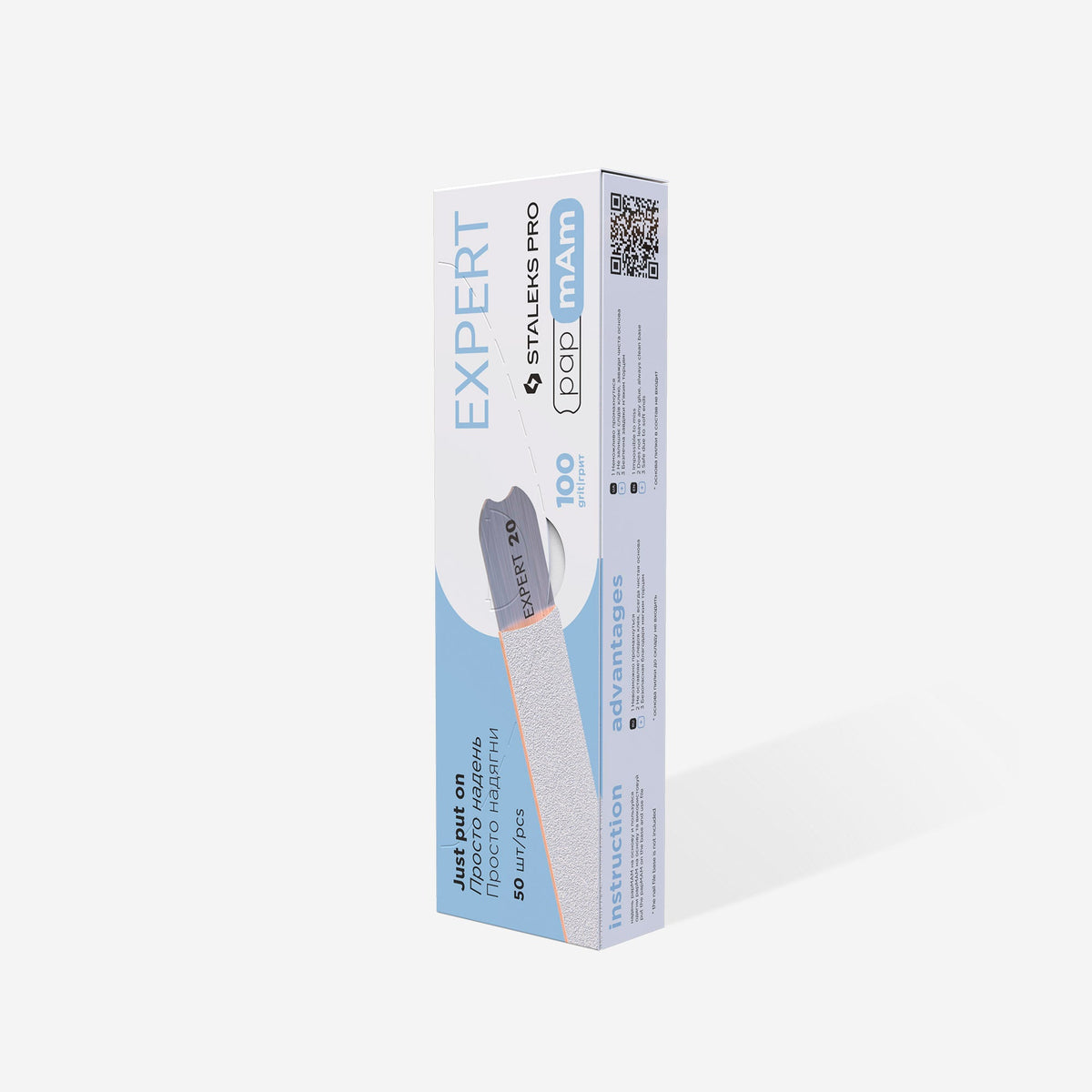STALEKS EXPERT 20 papmAm Düz törpü için yedek zımparalar, 100 grit (50 adet)