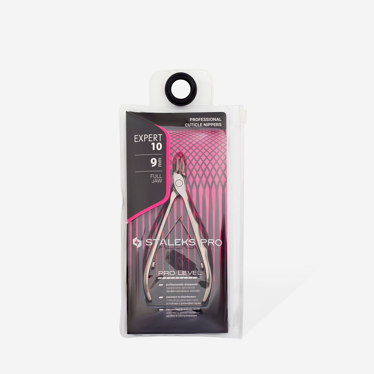 STALEKS EXPERT 10 Professionelle Nagelhautzange, 9 mm