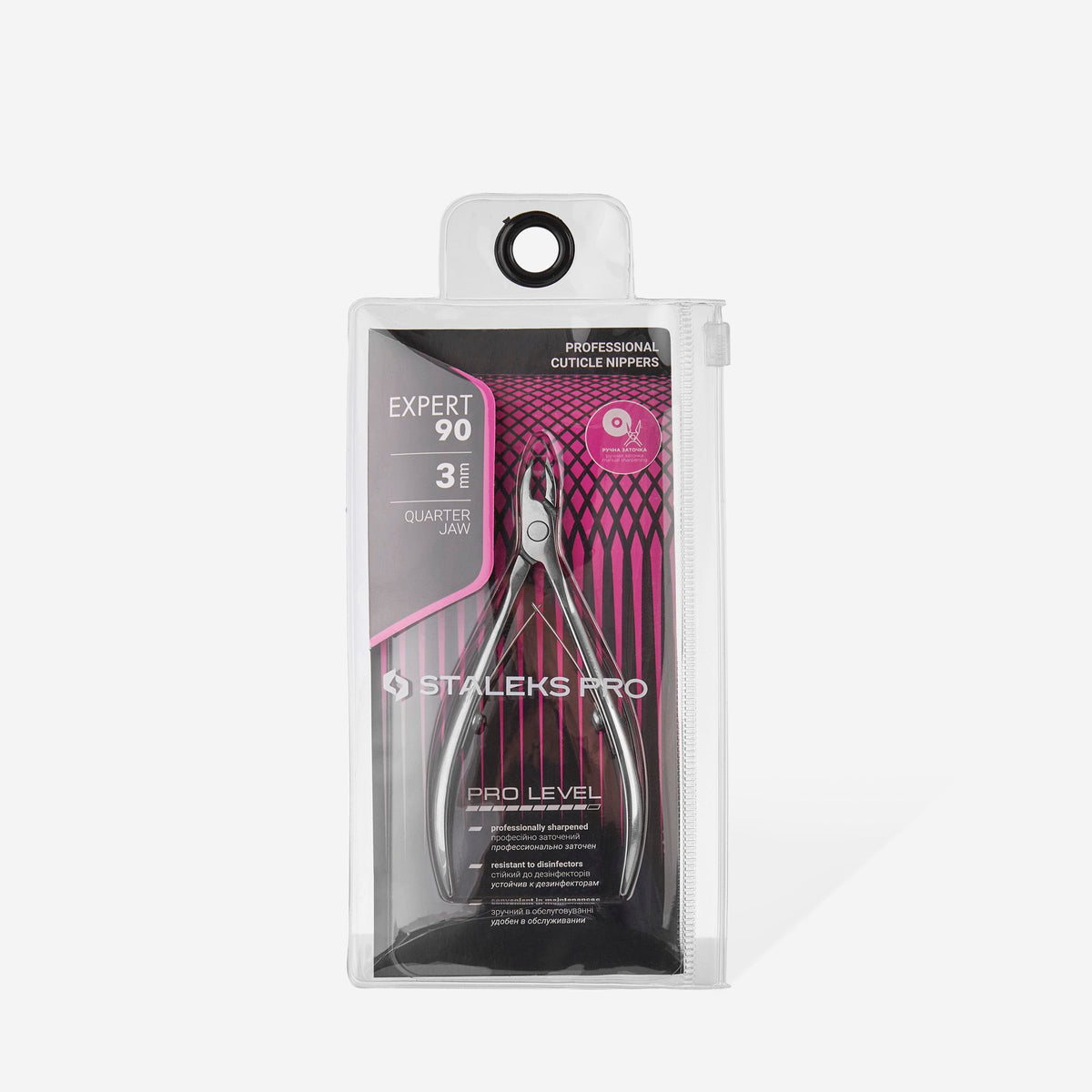 STALEKS EXPERT 90 Profesyonel tirnak eti pensi, 3 mm