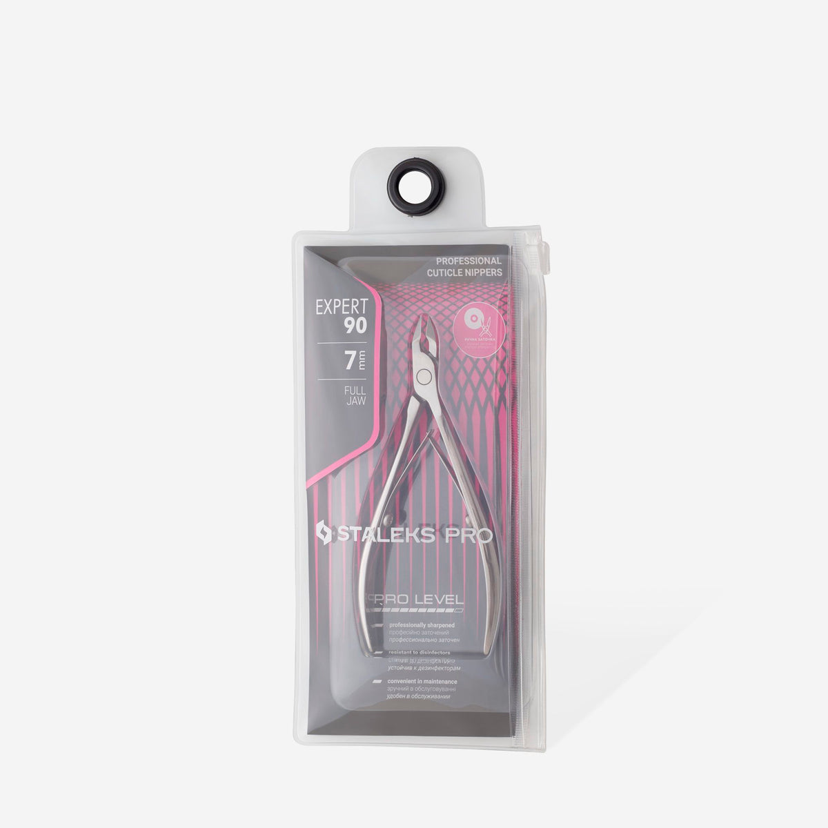 STALEKS EXPERT 90 Alicate de cutícula profissional, 7 mm
