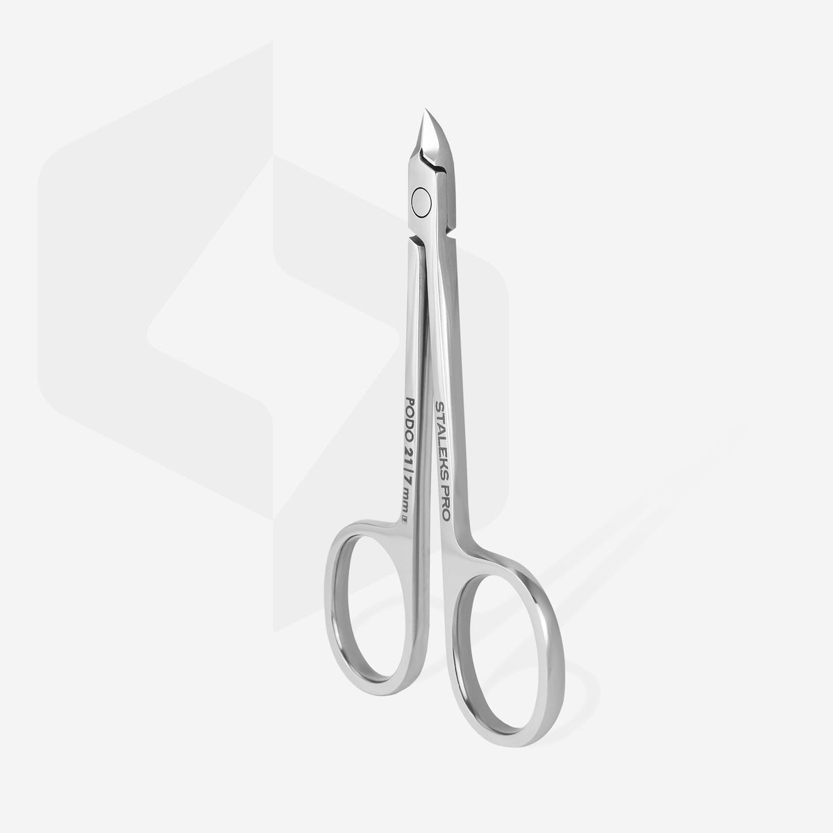 STALEKS PODO 21 Podology scissors style nippers for cuticle and callus, 7 mm