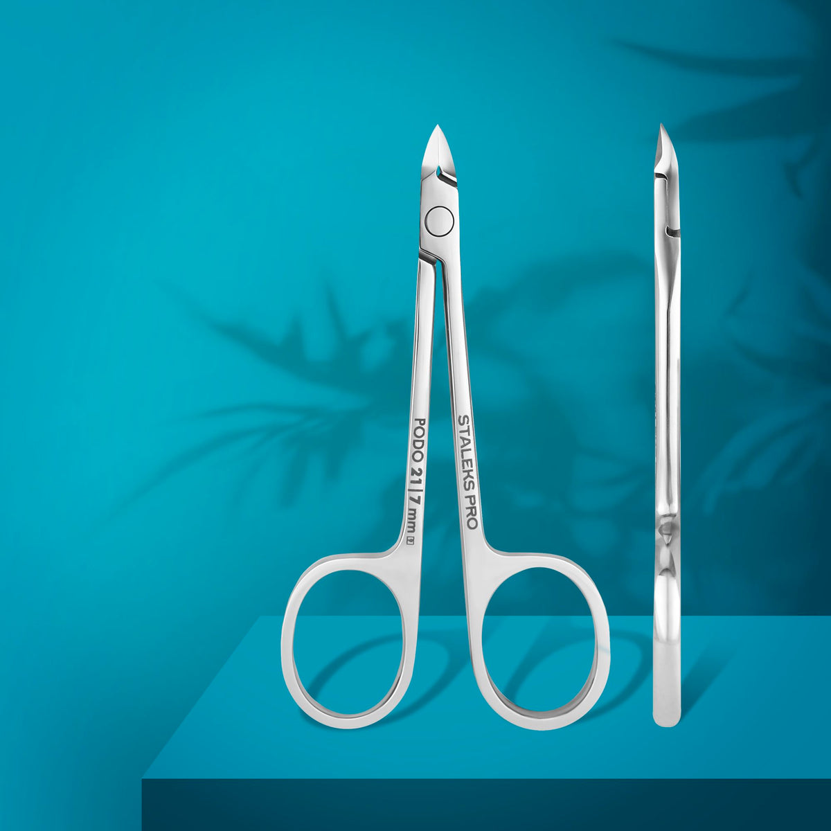 STALEKS PODO 21 Podology scissors style nippers for cuticle and callus, 7 mm