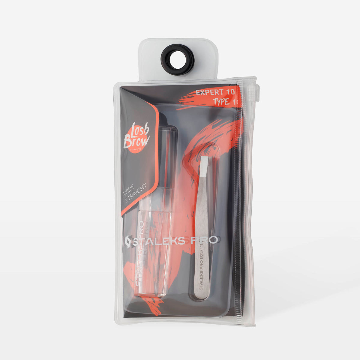 STALEKS EXPERT 10 TYPE 1 Pinzetta professionale per le sopracciglia larga dritta