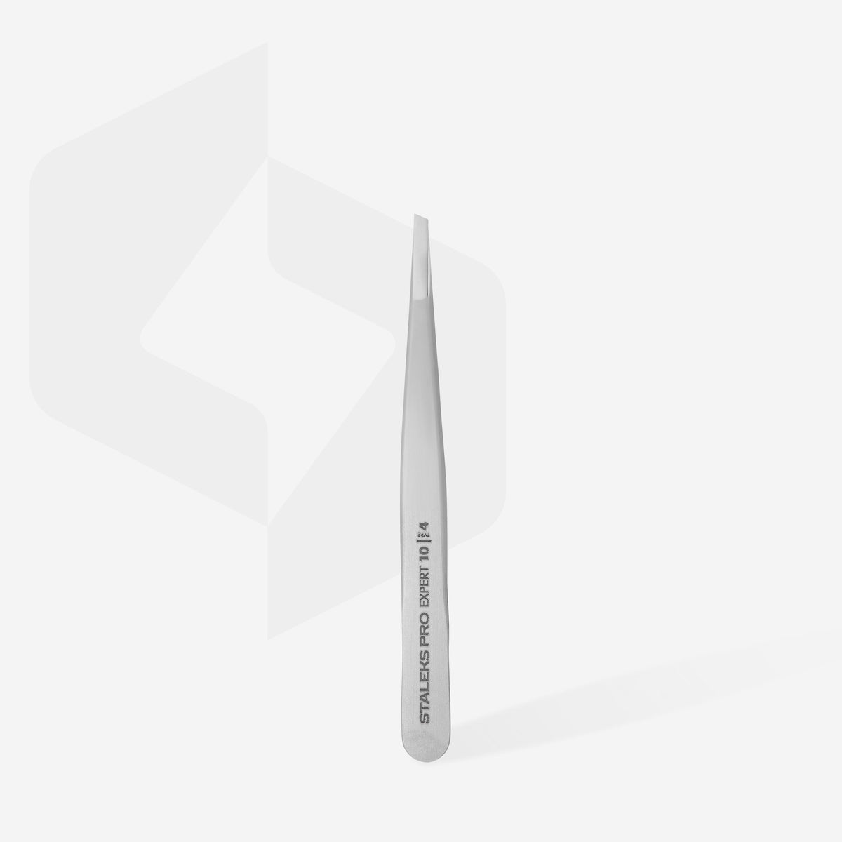 STALEKS EXPERT 10 TYPE 4 Pinzas profesionales para cejas, estrechas y biseladas