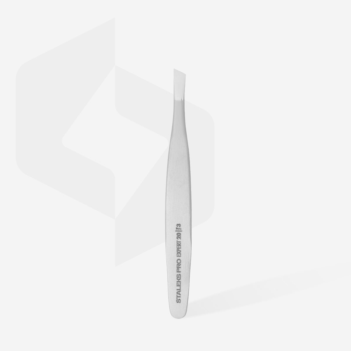 STALEKS EXPERT 20 TYPE 3 Professional eyebrow tweezers wide beveled