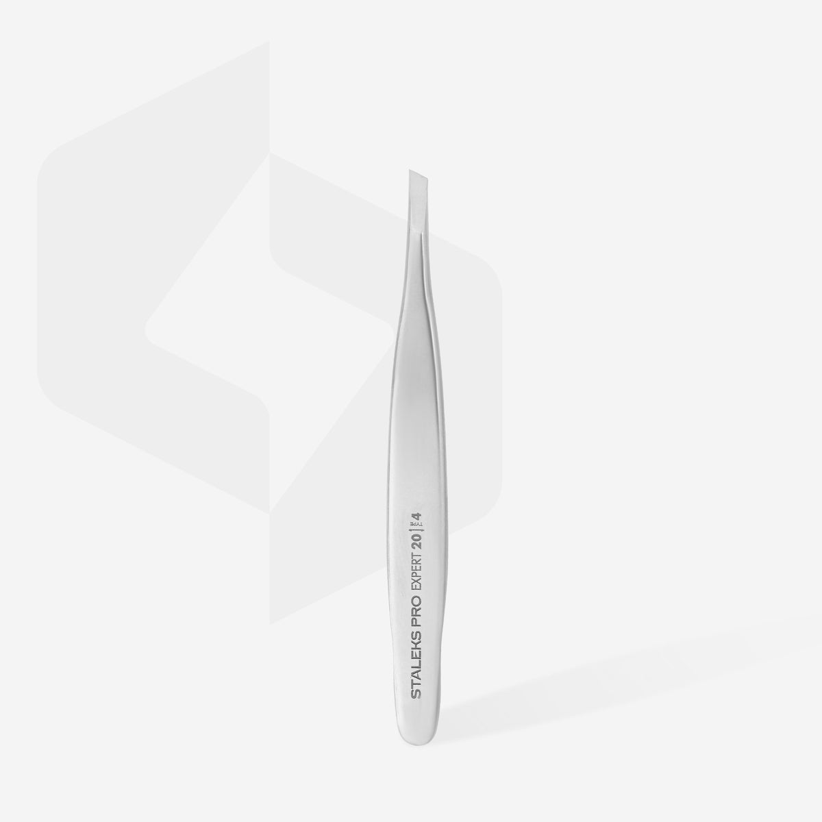 STALEKS EXPERT 20 TYPE 4 Pinzas profesionales para cejas, estrechas y biseladas