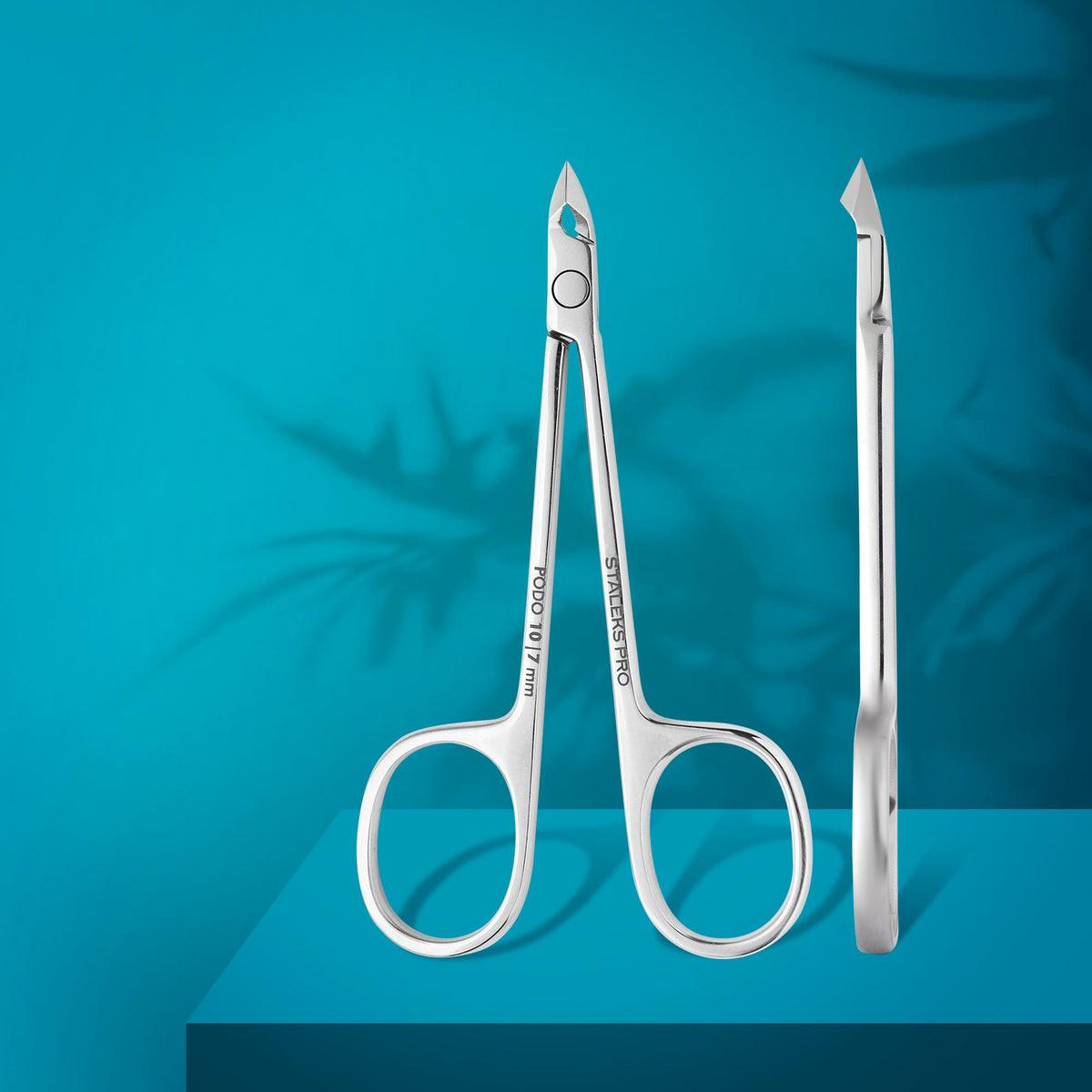 STALEKS PODO 10 Podology scissors style nippers for cuticle and callus, 7 mm