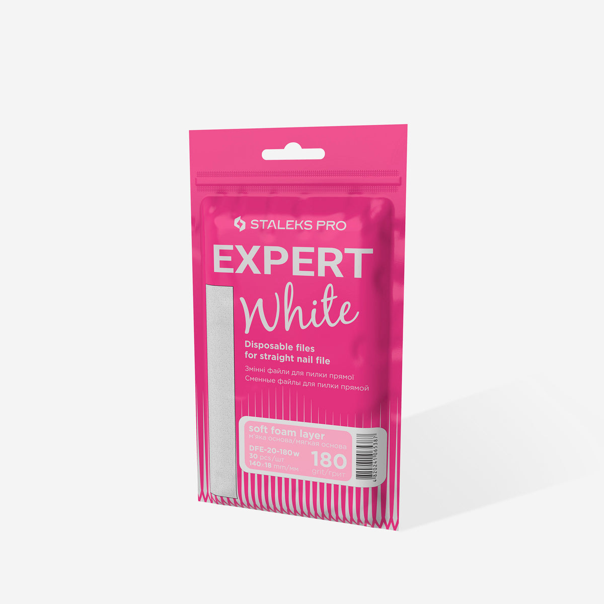 STALEKS EXPERT 20 Plăcuțe adezive pentru pilă dreaptă pe bază moale, granulație 180 (30 buc)