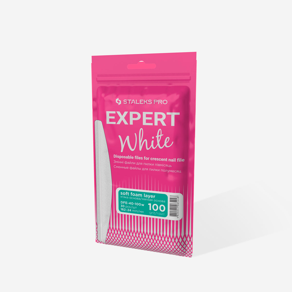 STALEKS EXPERT 40 Lime adesive per lima a mezzaluna su base morbida, grana 100 (30 pz)