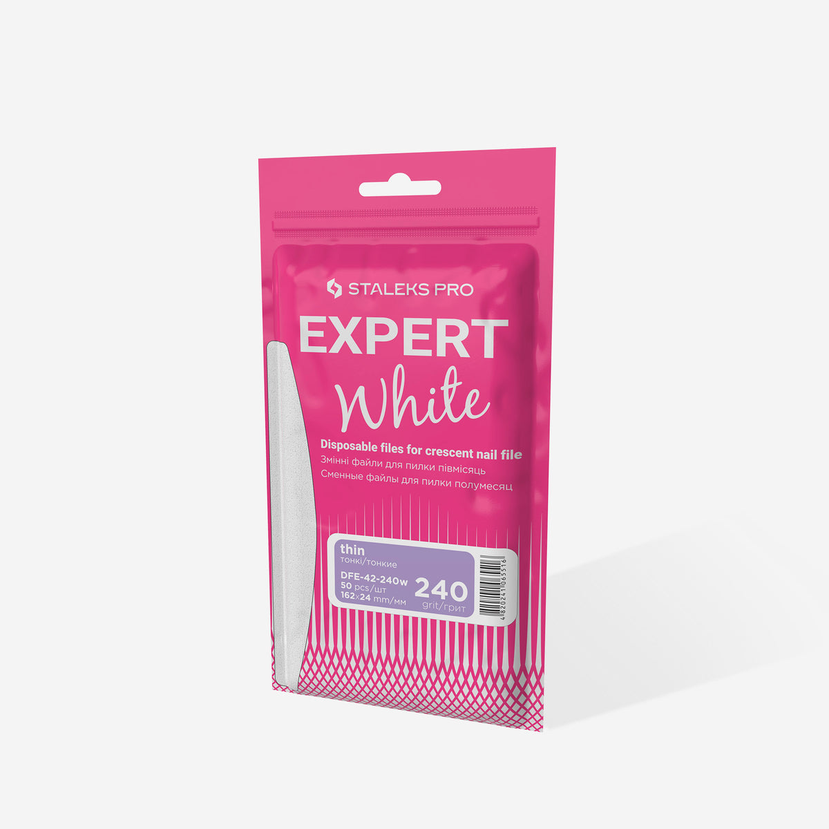 STALEKS EXPERT42 Yarım ay törpü için yapışkan zımpara, 240 grit (50 adet)